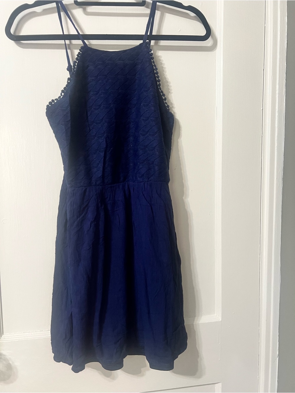 Navy Blue Short Summer Dress